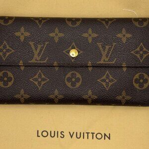 Louis Vuitton Monogram trifold snap wallet